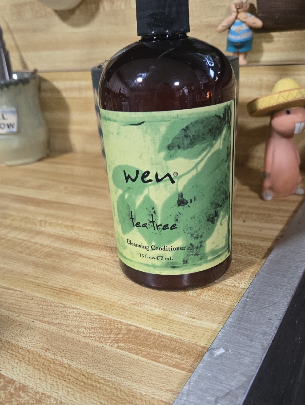 WEN Tea Tree Cleansing Conditioner - Green and Brown Bottle